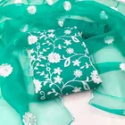 Organza Unstitched Dress Material for Women 