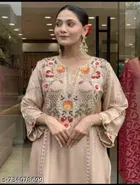 Art Silk Kurta Set for Women 
