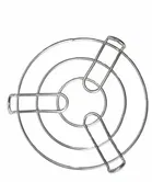 के कुडोस स्टेनलेस स्टील राउंड डोंगा कुकर स्टैंड स्टीमिंग ट्रे