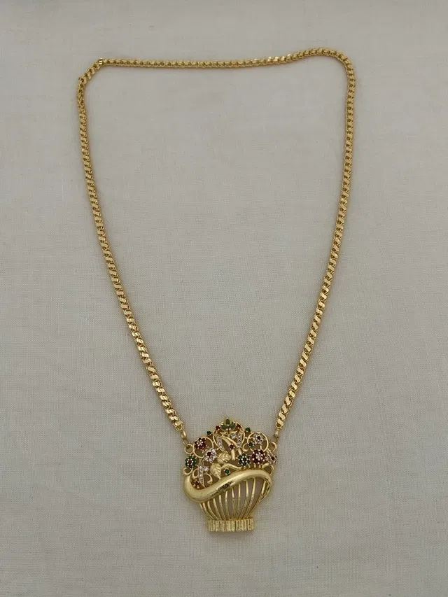 Gold Jewellery Set for Women (Gold, Free Size)