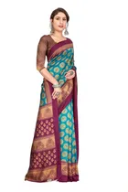 Art Silk Kalamkari Saree for Women 