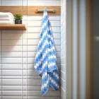 Safina Hand & Bath Towel Set Pack of 2 Diamond Blue