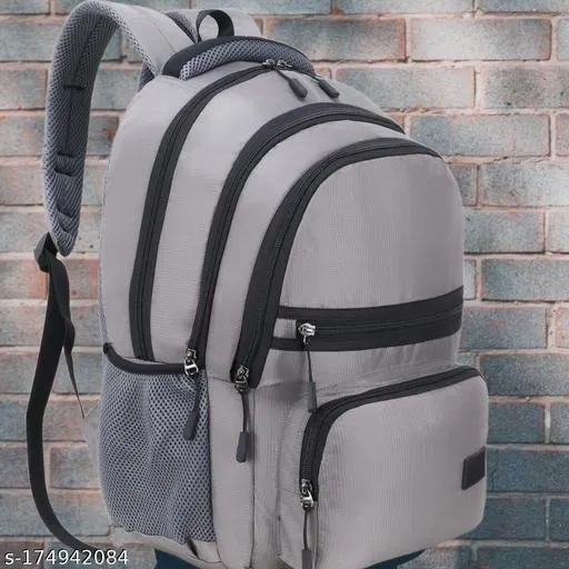Rubber Backpack for Men & Women, White
