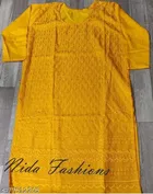 Cotton Embroidered Kurti for Women 