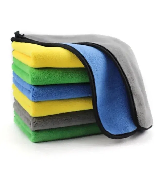 Microfiber Cleaning Cloth for Car (Multicolor, 30x40 cm) (Pack of 7)