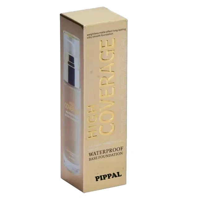 Pippal High Coverrage Waterproof Base Foundation (60 ml)
