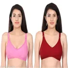 Polycotton Non-Padded Bra for Women 