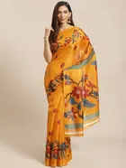 Khadi Printed Saree for Women 