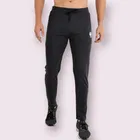 Lycra Nylon Logo Printed Track Pant for Men 