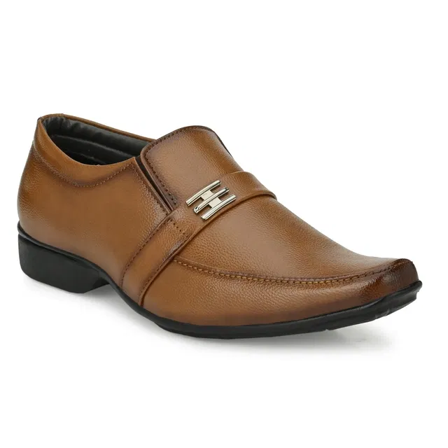 Formal Shoes for Men (Tan, 10)