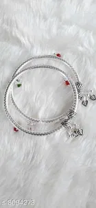 Anklet Silver Free Size Anklets & Toe Rings for Women