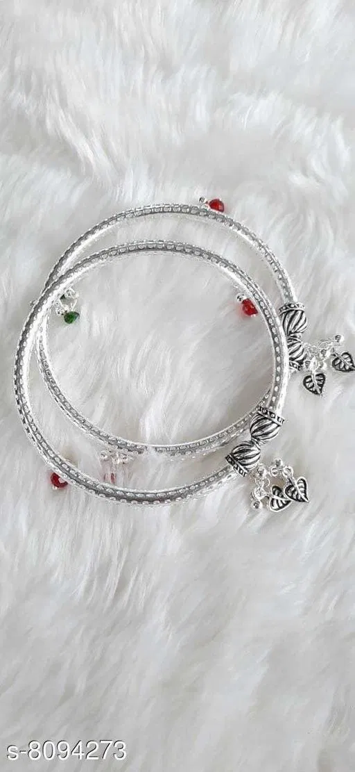 Anklet Silver Free Size Anklets & Toe Rings for Women