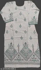 Cotton Blend Printed Kurti for Women 