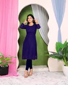 Net Kurti for Women,  Blue  