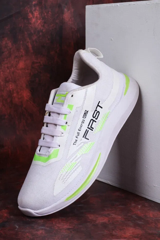 Casual Shoes for Men (White, 6)