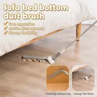 Retractable Gap Dust Cleaner Brush with Extension Pole , Flexible Gap Microfiber Duster Bendable Extendable Washable, Under Appliance Dusters for Cleaning Bed Sofa Furniture Gray