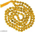 Haldi Mala Turmeric Rosary Wood Chain for Men 