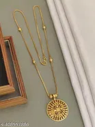 Alloy Pendant with Chain & Necklace for Women 