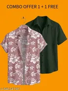Casual Shirts for Men, Pack of 2 