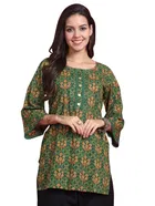 Cotton Printed Top for Women 