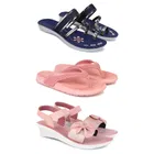 Combo of Flats with Slippers & Sandals for Women 