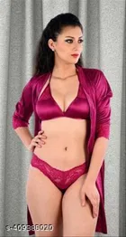 Satin Nightdress Set for Women 