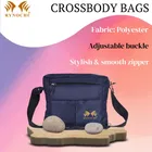 Polyester Small Messenger Crossbody Bag for Men 