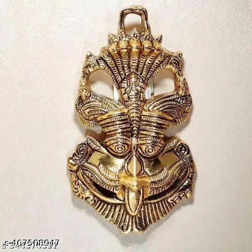 Metal Nazar Battu with Ganesha Wall Hanging