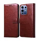 Artificial Leather Mobile Flip Cover for Infinix X6870 / Note 50S 5G 