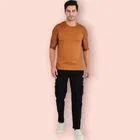 Lycra Nylon Logo Printed Track Pant for Men 