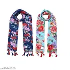 Poly Chiffon Printed Scarves for Women 