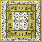 Jaipuri Cotton Double Bedsheet with 2 Pillow Covers | 80x90 Inch | Jaipuri Folk Yellow | Traditional Rajasthani Print