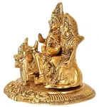 Shiva Parvati Idol with Nandi Statue 