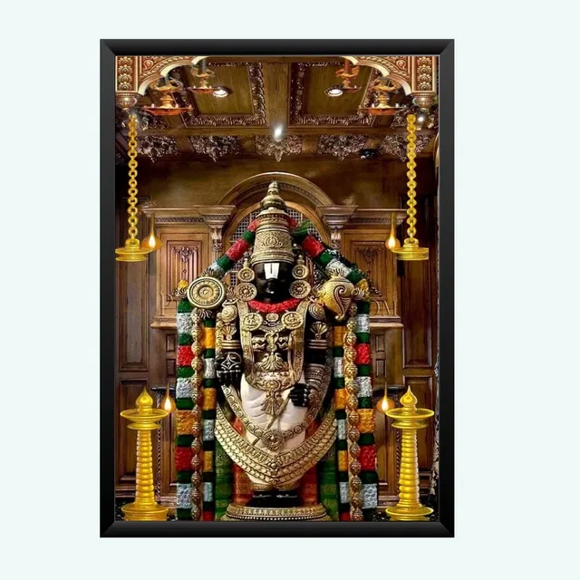 Polyester Photo Frame (Black, 5x7 inches)