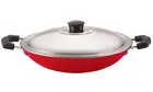 Aluminium Nonstick Appam Pan with stainless steel Lid 