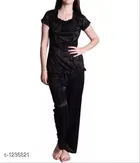 Satin Nightsuit Set for Women 