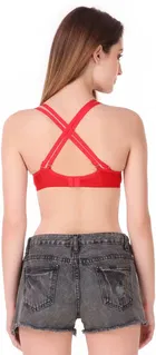 Cotton Blend Non Padded Bra for Women 