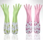 PVC Dishwashing Cleaning Gloves
