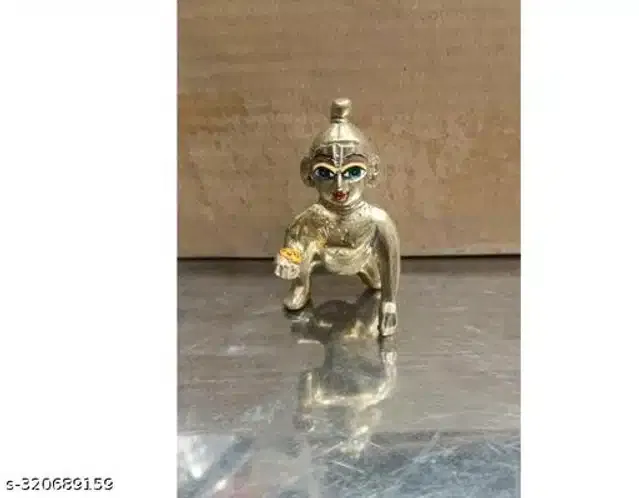 Brass Laddu Gopal Idol (Bronze)