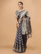 Jacquard Zari Woven Saree for Women 