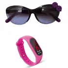 UV Protected Sunglass with Digital Watch for Boys & Girls 