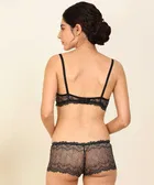 Pibu वीमेन कॉटन ब्रा पैंटी सेट 