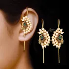 Brass Gold Plated Earcuffs for Women 