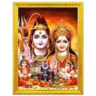 Shiva Parvati Idol Wall Photo Frame 