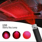 Plastic USB Night Light for Car 