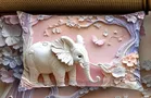 Premium 7D Elephant Printed Bedsheet 90x100in