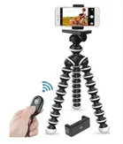 Mini Gorilla Tripod Tripod with Holder & Remote (Black, 13 Inch) (SK-71)