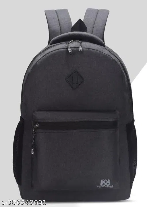 Rubber Backpack for Men & Women, Black
