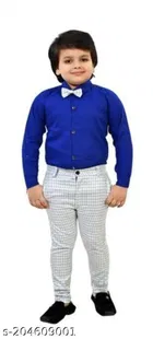 3 Pcs Coat Pant Set for Boys 