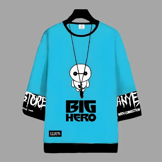 Cotton Blend Round Neck T-Shirt for Boys (Sky Blue, 14-15 Years)